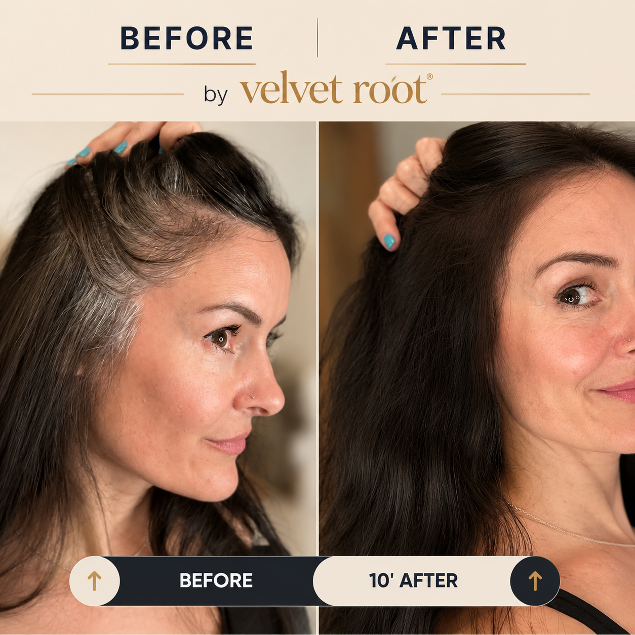 Velvet Root™ | Instant Hair Color Shampoo (Anti-Gray Formula)
